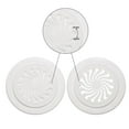 thumbnail image 5 of Uxcell 4.33" x 1.46" Round Vent Cover Adjustable Air Vent Cover ABS Plastic White 4pcs, 5 of 5