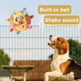 thumbnail image 2 of Pelota de juguete para cachorros, pelota de peluche para perros, pelota interactiva con sonido divertido, 2 of 4