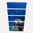 thumbnail image 2 of Large Sea Turtle underwater - Abstract Canvas Art Print, 2 of 3