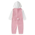 thumbnail image 3 of Hello Kitty Sanrio Cosplay Hooded Coverall with Ears and Bow (Girls), Sizes 3T-12, 3 of 8