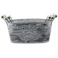 thumbnail image 2 of Red Carpet Studios Planters S/3 Oval Flower Design w Handles, 2 of 3