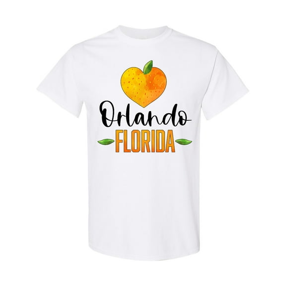 Inktastic Orlando Florida Orange in Heart T-Shirt