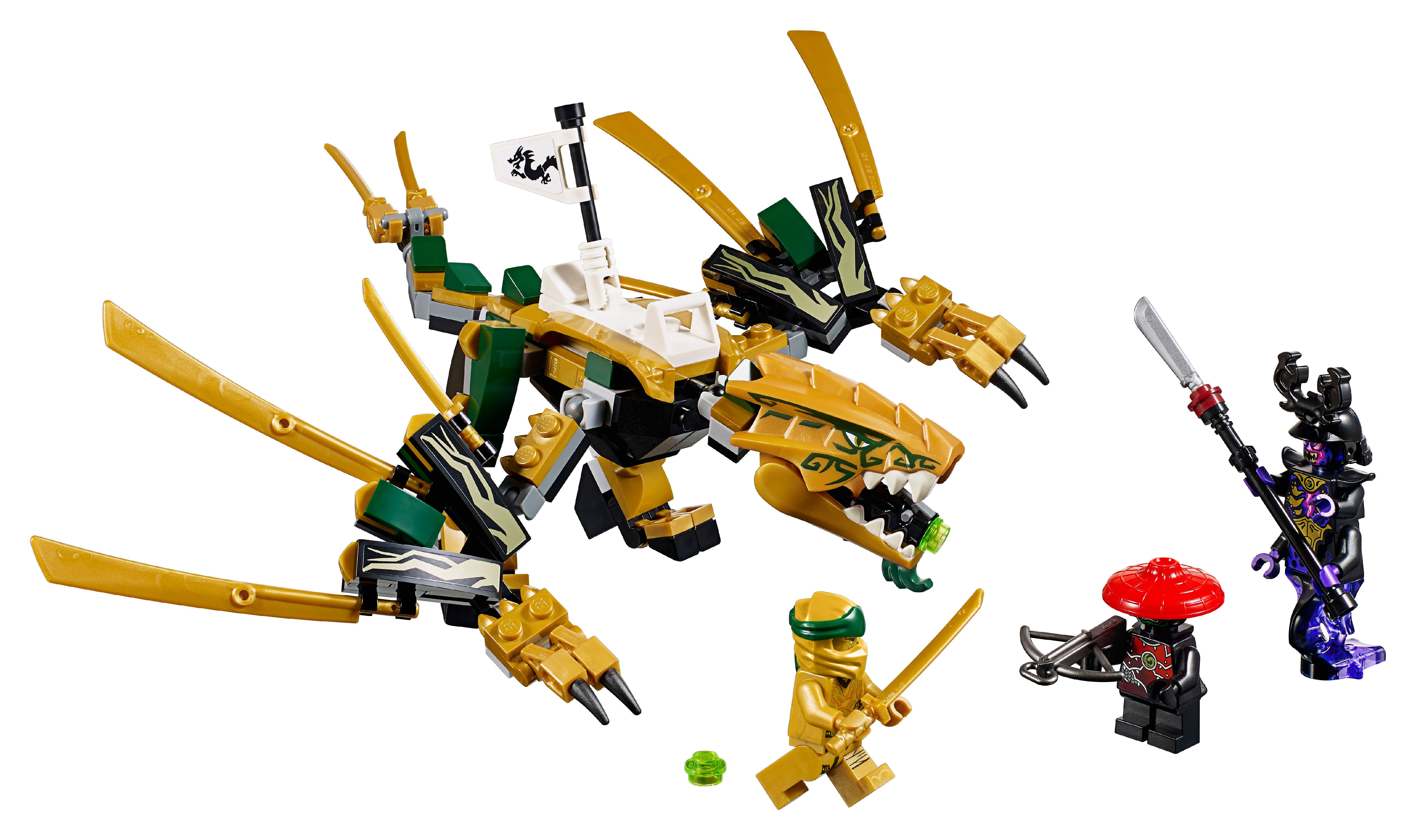 vlinder Klooster verbergen LEGO Ninjago The Golden Dragon Building Set 70666 (171 Pieces) - Walmart.com