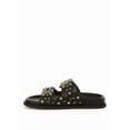 thumbnail image 5 of London Rag Jayata Metallic Stud Embellished Womens Sliders, 5 of 12