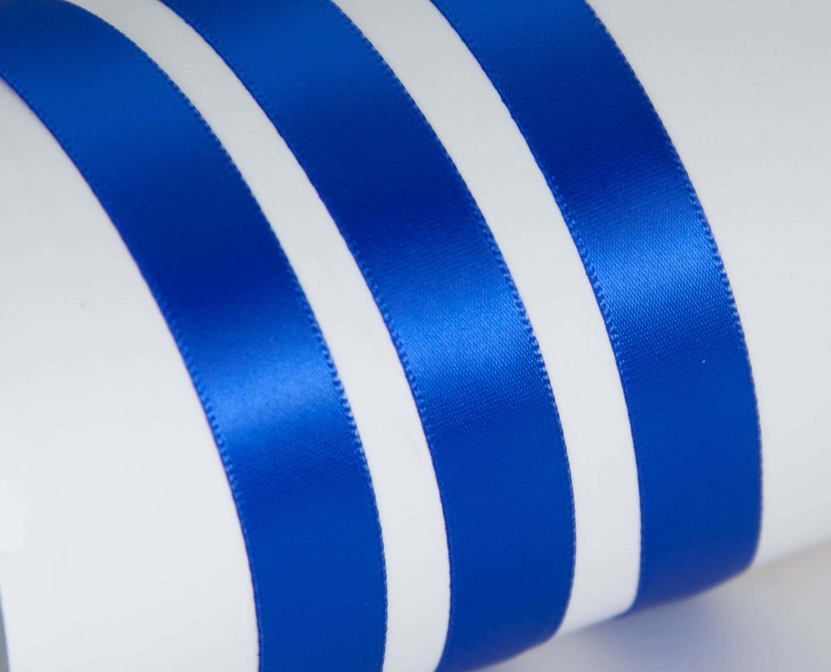 5/8 X 50yds Striped Chiffon Ribbon Royal Blue #3