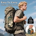 thumbnail image 4 of Hanging Hammock Portable Travel Camping For Outdooor Beach Camping Hiking White-haired Black-eyed Lamb, 4 of 8