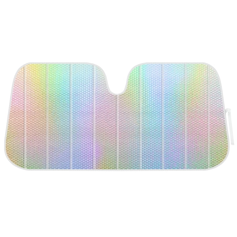 BDK Iridescent Mermaid Windshield Sun Shade, Accordion Folding photo 1