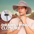 thumbnail image 4 of Sombrero de pesca Boonie para el sol: Sombrero para el sol ajustable plegable del cubo del ala ancha/sombrero de malla de enfriamiento respirable impermeable, 4 of 4