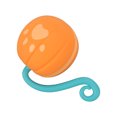 thumbnail image 2 of Cat Rolling Ball Toy, Automatic Rolling Ball 5 Modes Electric Eliminate Boredom Built In LED Light  For Indoor Watermelon,Pumpkin, 2 of 8