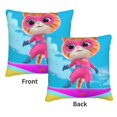 thumbnail image 3 of Fundas de almohada de terciopelo SuperKitties, fundas de almohada decorativas suaves y acogedoras con cremallera oculta para dormitorio, sofá, sillón, funda de almohada de terciopelo, 3 of 8
