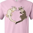 thumbnail image 4 of Inktastic Cute Ferret Heart T-Shirt, 4 of 5