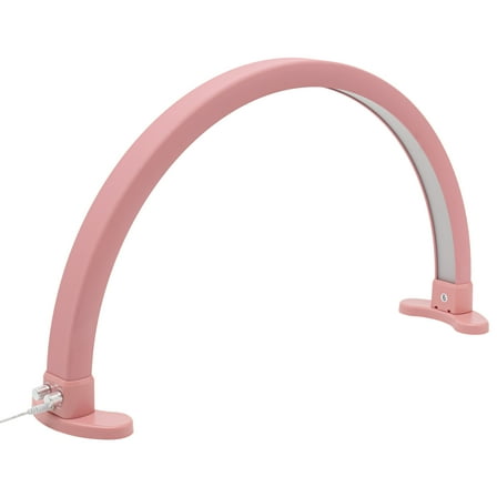 Dwellnix Professionals Half Moon Nail Desk Lamp 2400 Lumen LED Light Nails Pink