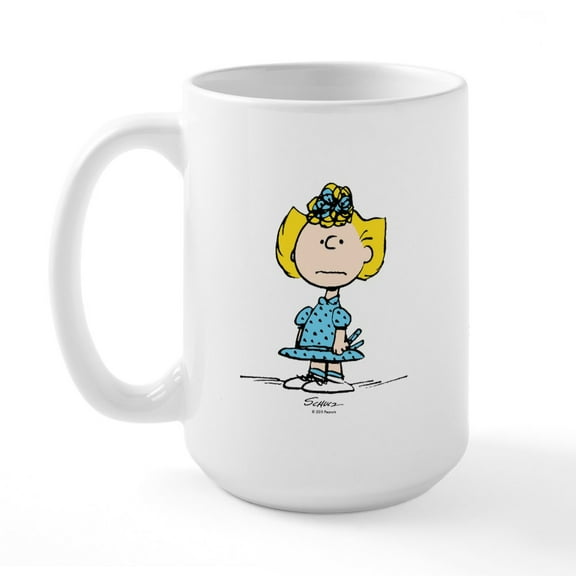 CafePress - Sally Brown Large Mug - 15 oz Ceramic Large White Novelty Mug