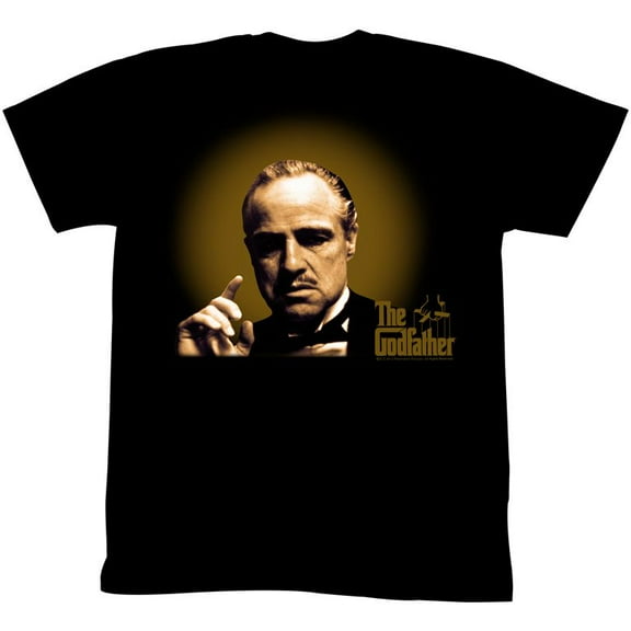 The Godfather Glowing And Showing Black Adult T-Shirt 5Xl