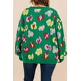 thumbnail image 3 of FOLUNSI Plus Size Green Sweater: Style Statement for Elegant You!, 3 of 8