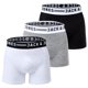 thumbnail image 1 of Jack & Jones Calzoncillos para hombre, paquete de 3 - SENSE TRUNKS, algodón elástico Negro/Gris/Blanco S (Small), 1 of 7