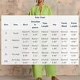 thumbnail image 3 of Trendy Green Linen 2 Piece Outfit Womens Half Sleeve Zip up Blouse Top and Drawstring Wide Leg Pants for Summer Daily Vacation Green XL, 3 of 9
