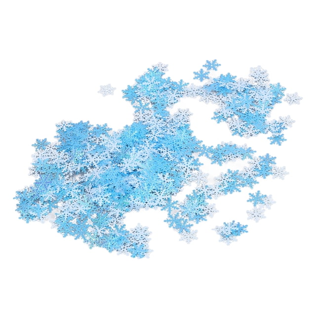 Snowflake Christmas Confetti Vibrant Color Winter Holiday Decoration 1000Pcs Reusable Plastic
