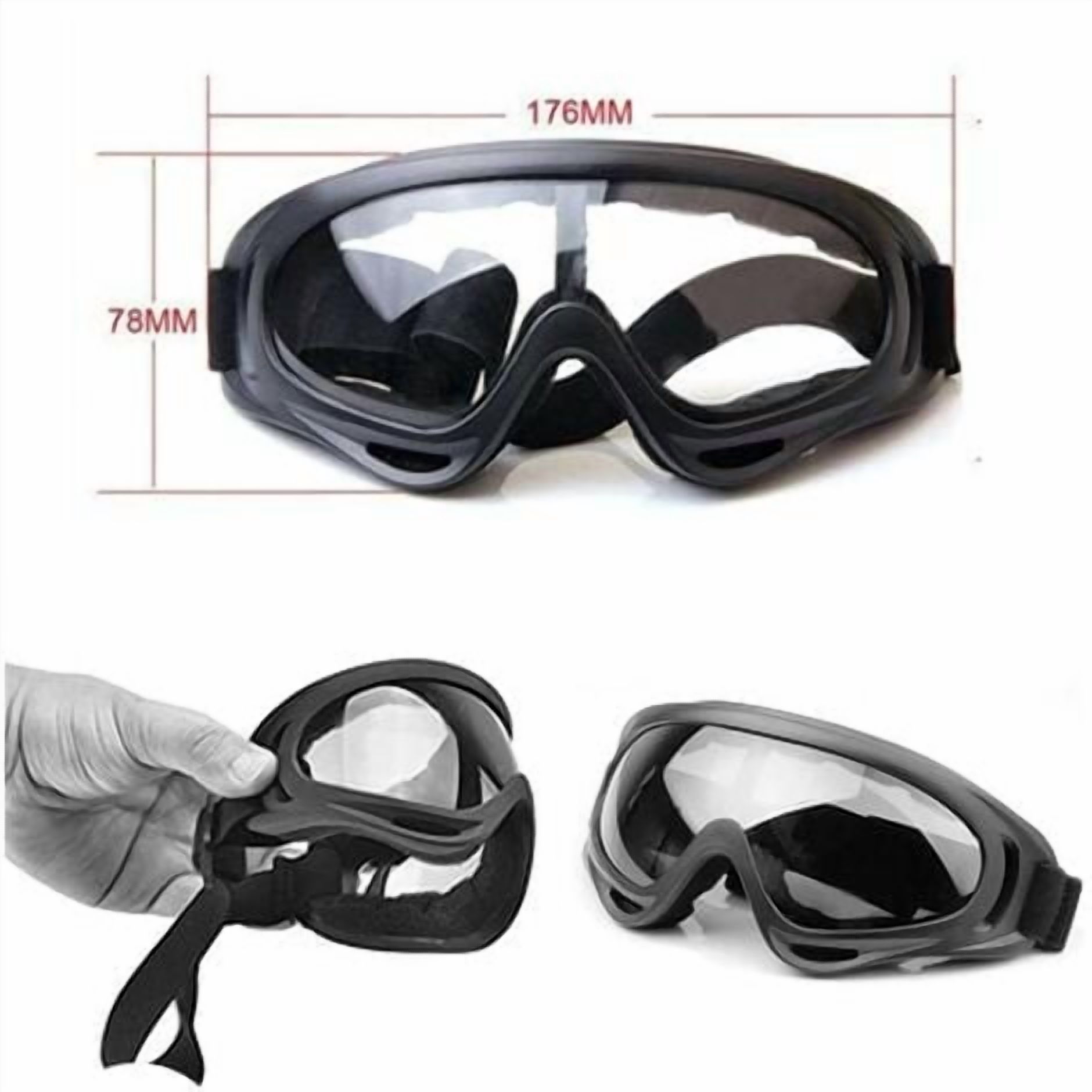 3Pack Kids Safety Glasses,Kids Outdoor Games Protective Goggles for Nerf N-Strike Elite Gun Pistol Game Eye Protection and Lab Work