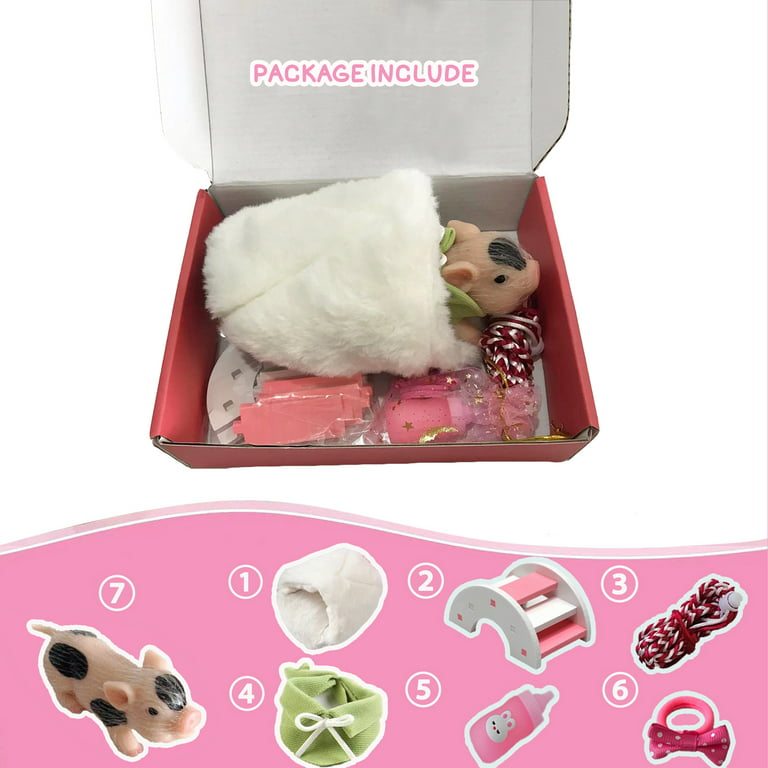 Box Opening of my new silicone baby Piglet 