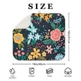 thumbnail image 4 of Pioneer Flower Floral Print Pattern Dish Drying Mat for Kitchen 1 Pack, Ultra Absorbent Microfiber Dishes Drainer Mats,16"x18", 4 of 6