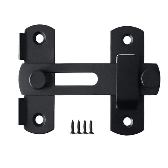 DOUBLE 2 C Serrure de Porte de Grange Serrure de Porte de Grange Coulissante Verrous de Porte, Verrous de Porte en Acier au Carbone pour Armoire de Porte de Grange