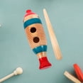 thumbnail image 3 of REOFLYUP 2 Sets Fish Shaped Guiro Wood Multi Color for Kids Learning and Rhythm Development, 3 of 8