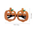 thumbnail image 2 of 2 pares de gafas de calabaza Gafas unisex Accesorios para disfraces de Halloween Gafas decorativas Gafas para fiestas de cumpleaños infantiles Fantasma de Halloween, 2 of 5