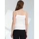 thumbnail image 4 of Allegra K Blusa De Tirantes De Espagueti Casual Para Mujer Tops De Camisola De Satén Sin Mangas Brillantes Blanco S, 4 of 5