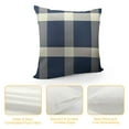HENGT Spring Navy Blue and White Buffalo Check Throw Pillows Cover