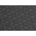 thumbnail image 1 of Ahgly Company Machine Washable Indoor Rectangle Transitional Charcoal Black Area Rugs, 7' x 10', 1 of 7