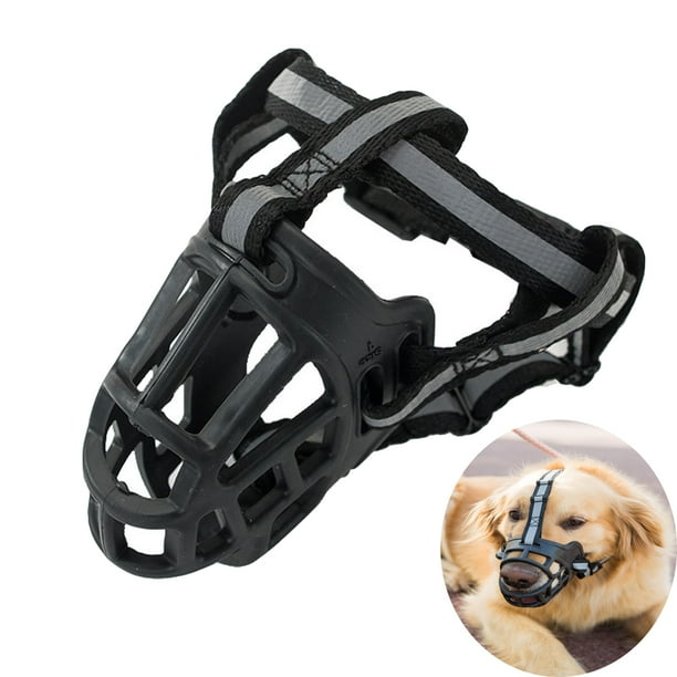 FunChaos Dog Muzzle, Basket Muzzle for Medium and Large Dog, Allows