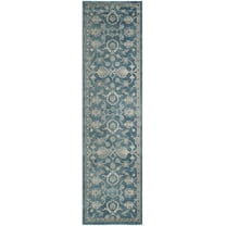 SAFAVIEH Sofia Ethelinda Floral Runner Rug, Blue/Beige, 2'2" x 10'