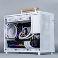thumbnail image 4 of Atx MATX Case 20.6L USB 3.0 Type C Interface Tempered Glass Side Panel Strong Steel Mini ITX Case For Game Office 110-240V, 4 of 8