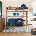 thumbnail image 3 of Mainstays Kids Tufted Blue and Green Stripe Area Rug, 5' x 7', 3 of 7