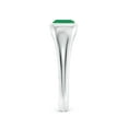 thumbnail image 3 of ANGARA Natural 1.5 Ct. Emerald Solitaire Ring in 14K White Gold for Women (Ring Size: 10.5), 3 of 9
