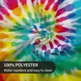 thumbnail image 3 of Round Tablecloth 60 inch, Tie Dye Round Table Cloth, Stain Resistance, Water Repellent and Wrinkle-Free, Colorful Circle Tablecloth for Home Kitchen Dining Party Patio Indoor and Outdoor Use, 3 of 6