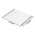 thumbnail image 3 of Mecheer Over The Sink Dish Drying Rack, Roll Up Dish Drying Rack Kitchen Dish Rack Stainless Steel Sink Drying Rack, Foldable Dish Drainer, Gray, 3 of 5