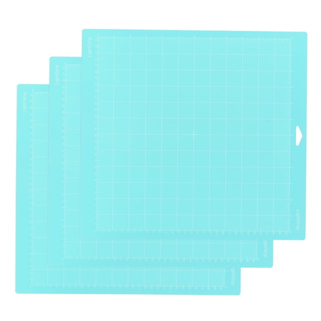 3PCS Cutting Mats 12x4.5In PVC Non Slip Mats Self Healing Cutting Mats Adhesive Gridded Cutting Mats for Explore Plotter Machine