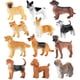 thumbnail image 1 of 12 figuras de perro de resina para niños, juguetes, modelos de perros interesantes, adorables figuras de perro, suministros para niños, 1 of 4