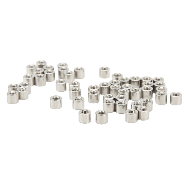 Round Connector Nuts, Rustproof Coupling Nut Set Non Slip 50PCS For Machinery Repair