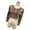 Khaki, variant on Round Neck Long Sleeve Blouse Casual Crochet Flower Embroidery Crop Top Semi Sheer Lace Shirt Beach Cover Up for Women