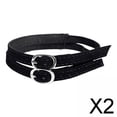 thumbnail image 1 of 2x Soporte Para Correa De Zapato Con Hebilla, Accesorios Para Cordones De Zapatos, Anti-sueltos Para Mujeres, Gamuza Negra, 1 of 10