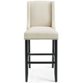 thumbnail image 5 of Baron Bar Stool Upholstered Fabric Set of 2,Beige, 5 of 7