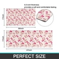 thumbnail image 7 of Pink Bows and Baseballs Pattern Kitchen Rugs Sets Of 2,Anti Fatigue Kitchen Mat Rugs Non Slip Washable,Decorative Kitchen Floor Mats for Kitchen,Sink,Laundry,17"x30"+17"x47", 7 of 7