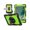 Green, variant on iPad Air 3 10.5 Case 2019 / iPad Pro 10.5 Case 2017, Rugged Heavy Duty Shockproof Protective Cover Case with Rotating Kickstand for iPad Air (3rd Gen) 10.5" 2019 / iPad Pro 10.5" 2017