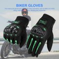 thumbnail image 4 of Guantes Motociclista Motocicleta Cuero Transpirable para Conducir Motocross Ciclismo, 4 of 9
