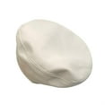 thumbnail image 2 of IDALL Beret Hats Hats for Women Beret Women's Summer Thin Edition British Retro Korean Japanese Trendy Painter's Bud Hat Cute Hats Summer Hats Beige One Size, 2 of 4