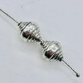 thumbnail image 5 of Dreidel Design Solid Sterling Silver Unique Beads |11x10mm Beads | 2 Beads |4034, 5 of 10
