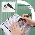 thumbnail image 4 of Nail Dust Collector for Manicure, 100W Extractor Vacuum Dust Collector Powerful Nail Fan,Black EU Plug, 4 of 5